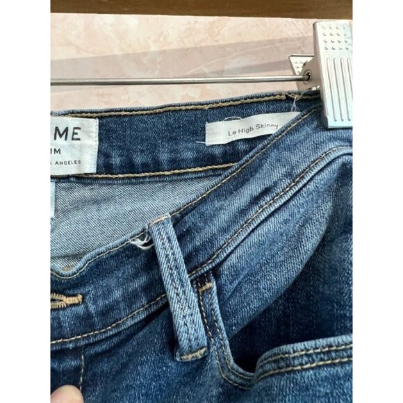 Frame  denim Le High‎ skinny jeans rips women  size 30 - Picture 3 of 7